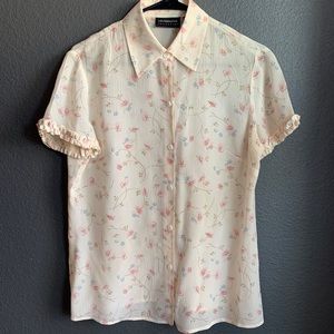 Floral Silk Blouse